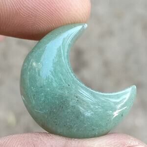 Gorgeous Aventurine Moon Cabochon